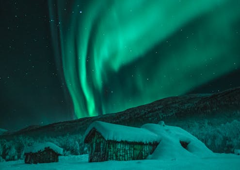 Nordic Chalets With Aurora-Dome Lounges and Snow Bars