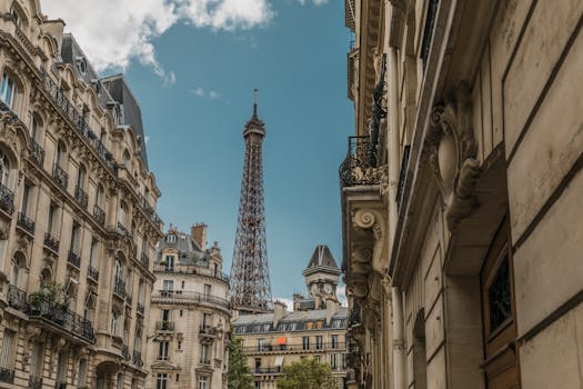 Romantic Paris Hotels With Bathtub Balconies and View