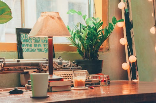 Safari Tents With Writing Desks and Typewriters