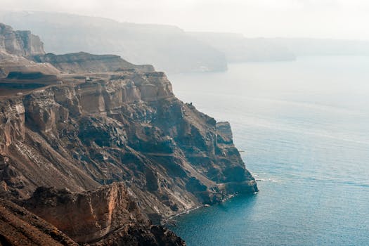 Santorini Suites With Sunken Living Rooms in Volcanic Rock
