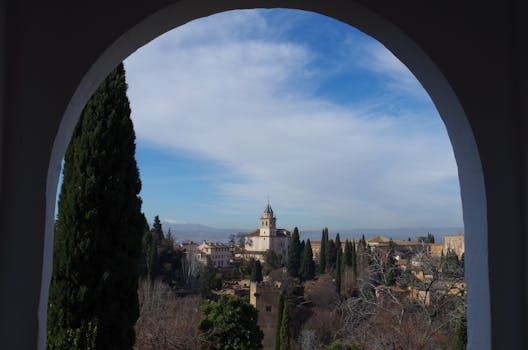 Villas Among Cypress Trees and Ancient Tuscan Walls